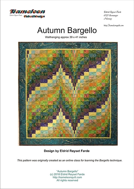Autumn Bargello pattern